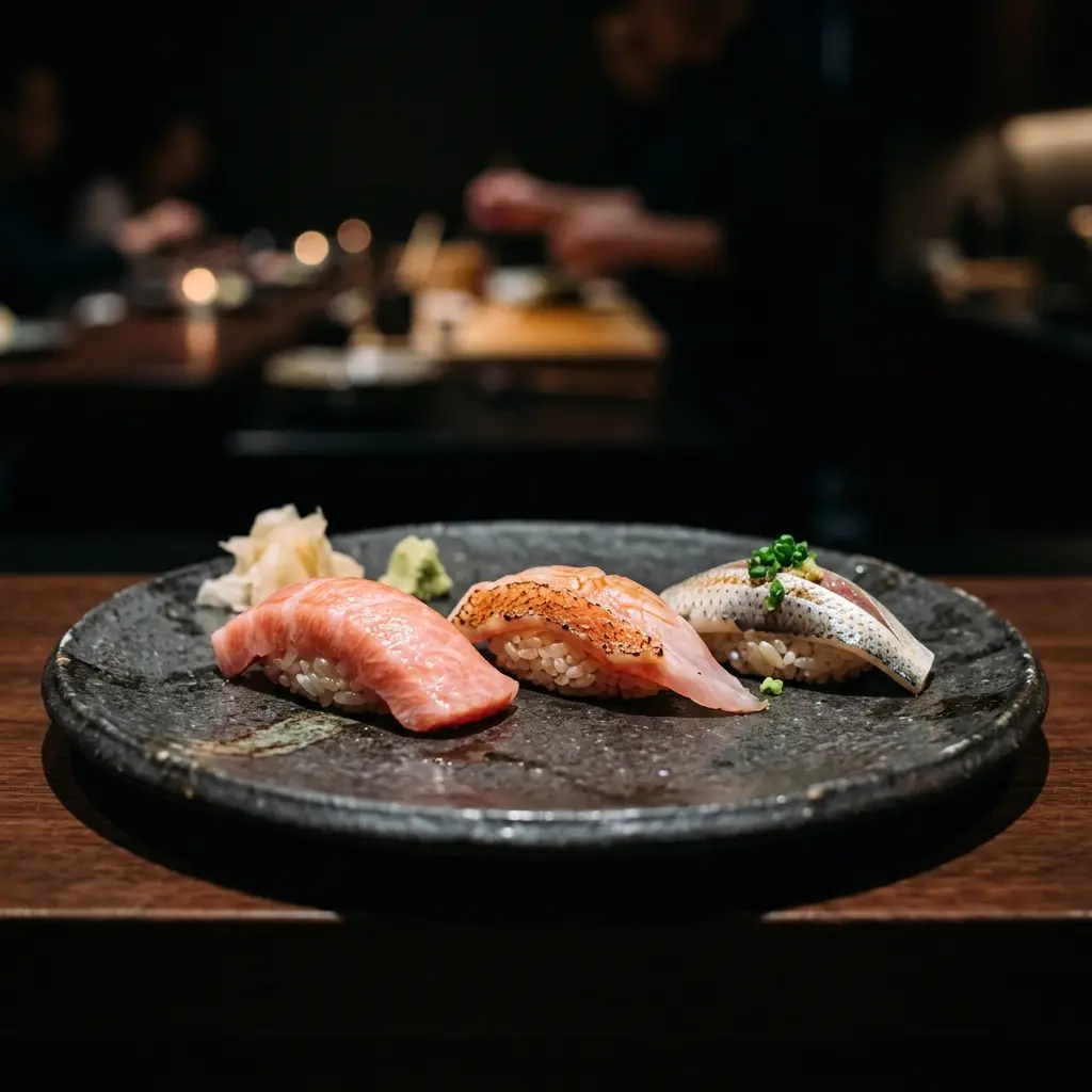 Hiraki Lunch Omakase - Seasonal Nigiri